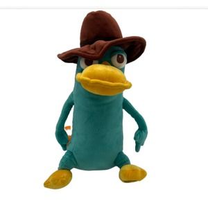 Disney Phineas & Ferb Perry the Platypus Agent 14 inches EUC
